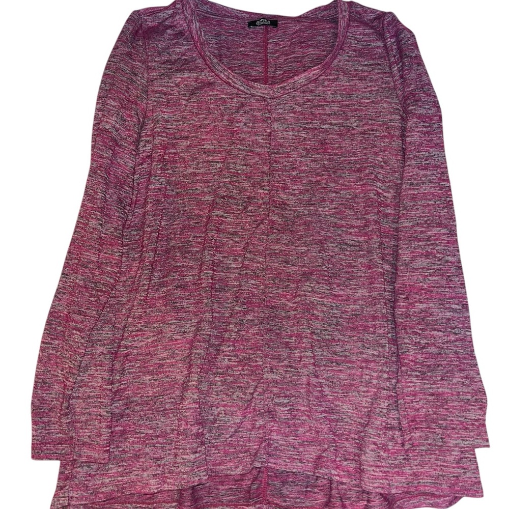 Women's Pink Long Sleeve Top